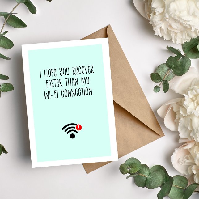 Tarjeta Festiva Desearle una recuperación rápida divertida (Subido por el creador)