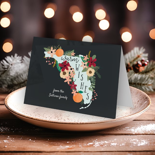 Tarjeta Festiva Deseos Cálidos De Florida (Subido por el creador)
