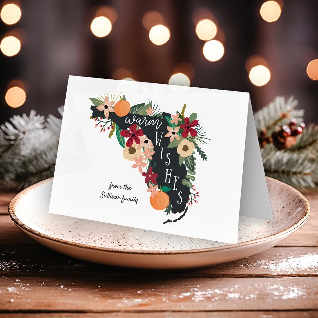 Tarjeta Festiva Deseos Cálidos De Florida (Subido por el creador)