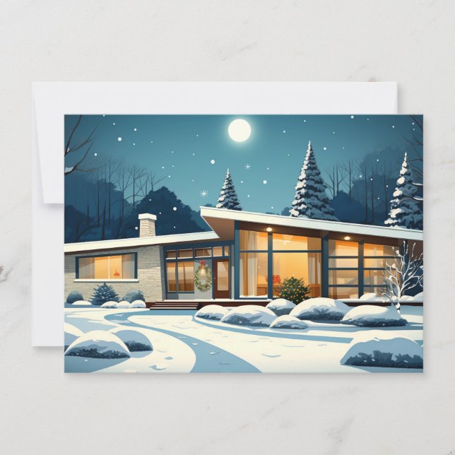 Tarjeta Festiva Deseos Calurosos (Anverso)