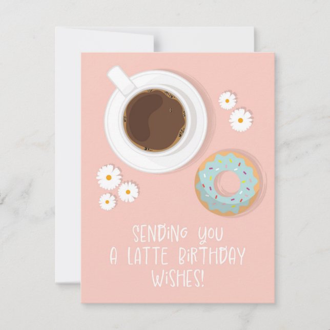 Tarjeta Festiva Deseos de cumpleaños (Anverso)