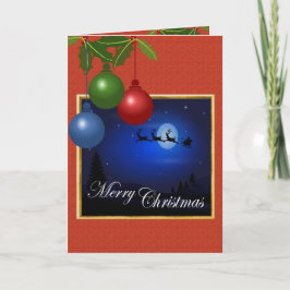 Tarjeta Festiva Deseos de los navidades