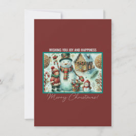 Tarjeta Festiva Deseos de los navidades