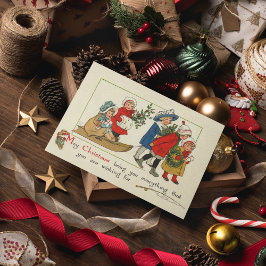 Tarjeta Festiva Deseos de los navidades