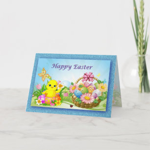 Tarjeta Festiva Deseos de Pascua