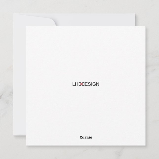 Tarjeta Festiva Deseos de Pascua  (Reverso)