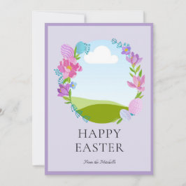 Tarjeta Festiva Deseos de Pascua