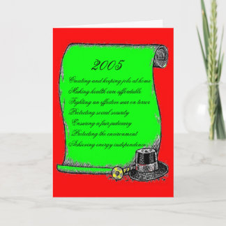 Tarjeta Festiva Deseos de vacaciones de plataforma DNC