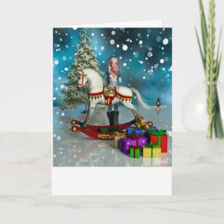 Tarjeta Festiva Deseos del invierno