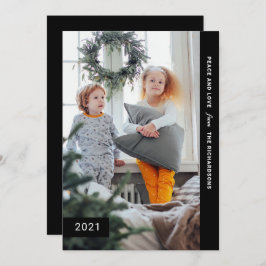 Tarjeta Festiva Deseos festivos | Fotografía moderna