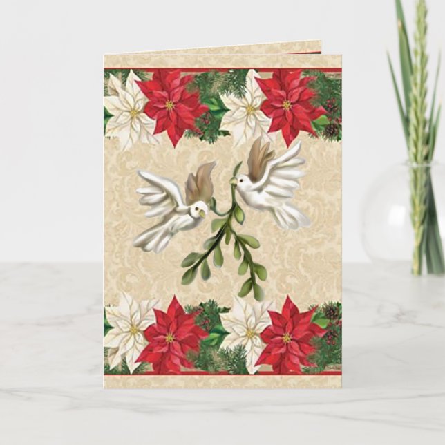 Tarjeta Festiva Deseos pacíficos (Anverso)