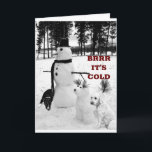 TARJETA FESTIVA DESEOS PARA NAVIDADES DE "FRÍA NIEVE"<br><div class="desc">¡GRACIAS POR DETENERME EN UNA DE MIS OCHO TIENDAS Y FELIZ NAVIDAD PARA USTED!</div>