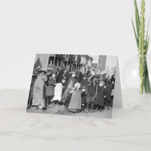 Tarjeta Festiva Desfile de Acción de Gracias, 1915