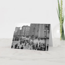 Tarjeta Festiva Desfile de Pascua