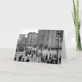 Tarjeta Festiva Desfile de Pascua