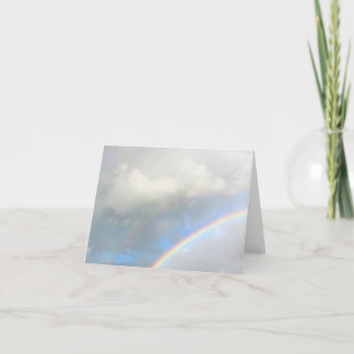 Tarjeta Festiva Después de la tormenta arcoiris