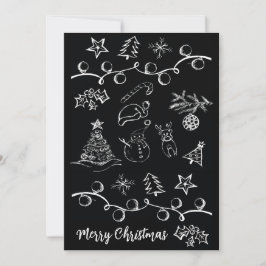 Tarjeta Festiva dessins motifs de Noël