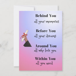 Tarjeta Festiva Detrás De Todos Sus Recuerdos