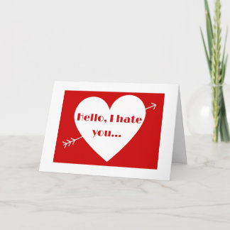 Tarjeta Festiva Día contra San Valentín