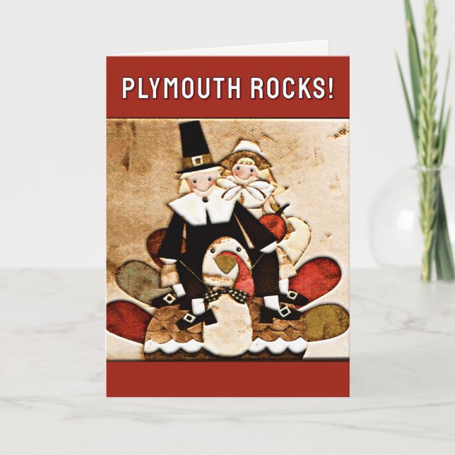 Tarjeta Festiva Día de Acción de Gracias (Anverso)