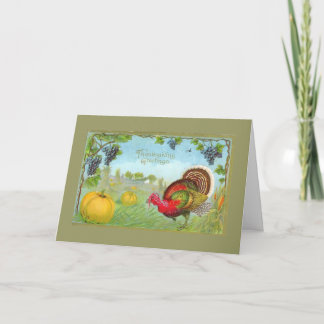 Tarjeta Festiva Día de Acción de Gracias