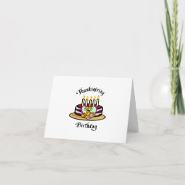 Tarjeta Festiva Día de Acción de Gracias