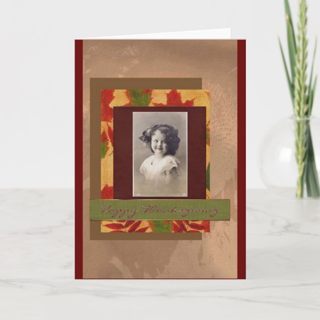 Tarjeta Festiva Día de Acción de Gracias-2 (Anverso)