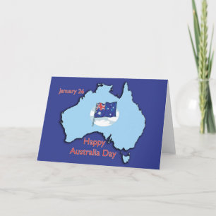 Tarjeta Festiva Día de Australia 26 de enero