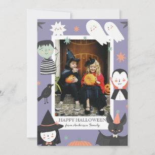 Tarjeta Festiva Día de brujas Halloween Mi primer bebé Boo