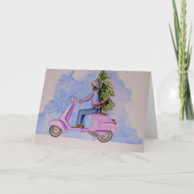 Tarjeta Festiva Día de fiesta (Anverso)