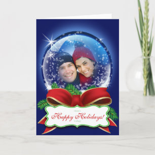 Tarjeta Festiva Día de fiesta de encargo de Tenplate de la foto