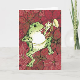 Tarjeta Festiva Día de fiesta de Froggie