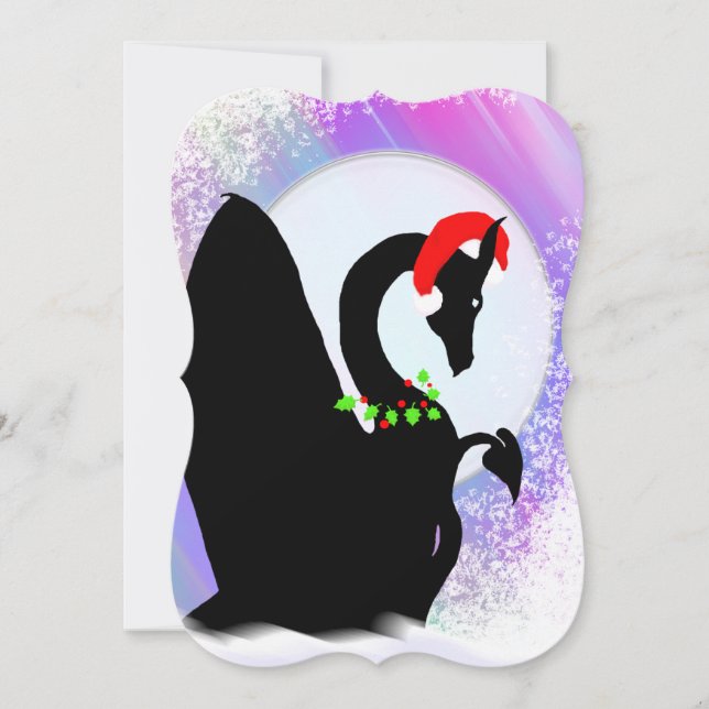 Tarjeta Festiva Día de fiesta de la luna del dragón (neblina (Anverso)