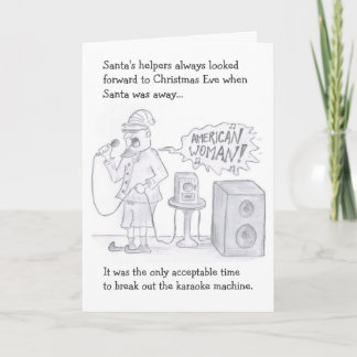 Tarjeta Festiva Día de fiesta del Karaoke