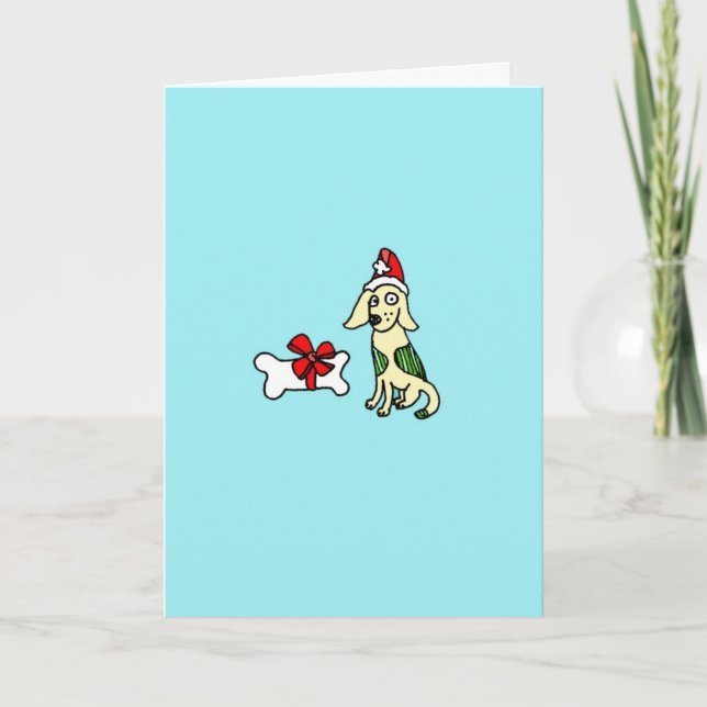 Tarjeta Festiva Día de fiesta del perro (Anverso)