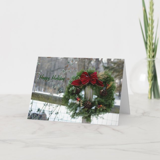 Tarjeta Festiva Día de fiesta feliz (Anverso)