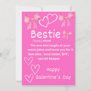 Tarjeta Festiva Día de la galentina perrito