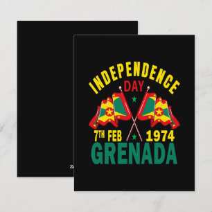 Tarjeta Festiva Día de la Independencia de Granada