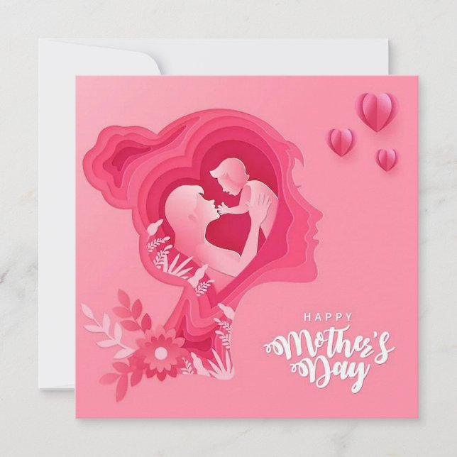 Tarjeta Festiva Día de la Madre (Anverso)