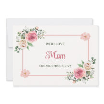 Día de la Madre Cristiano para Mamá Floral Acuarel