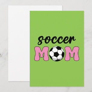 Tarjeta Festiva Día de la madre del fútbol