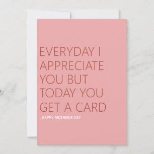 Tarjeta Festiva Día de la Madre divertido