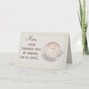 Tarjeta Festiva Día de la Madre Divertido con Acuarela Personaliza