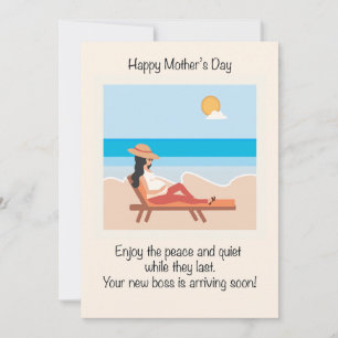 Tarjeta Festiva Día de la Madre Embarazada 