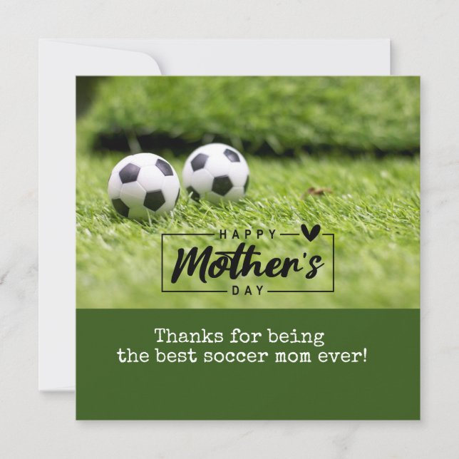 Tarjeta Festiva Día de la Madre Futbolera (Anverso)