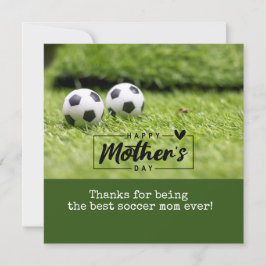 Tarjeta Festiva Día de la Madre Futbolera