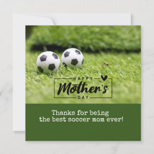 Tarjeta Festiva Día de la Madre Futbolera