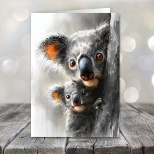Tarjeta Festiva Día de la Madre Koala