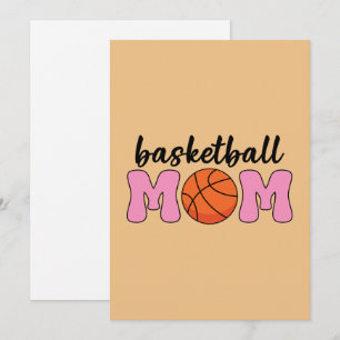 Tarjeta Festiva Día de la Madre Mamá de Baloncesto