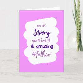 Tarjeta Festiva Día de la Madre Moderno